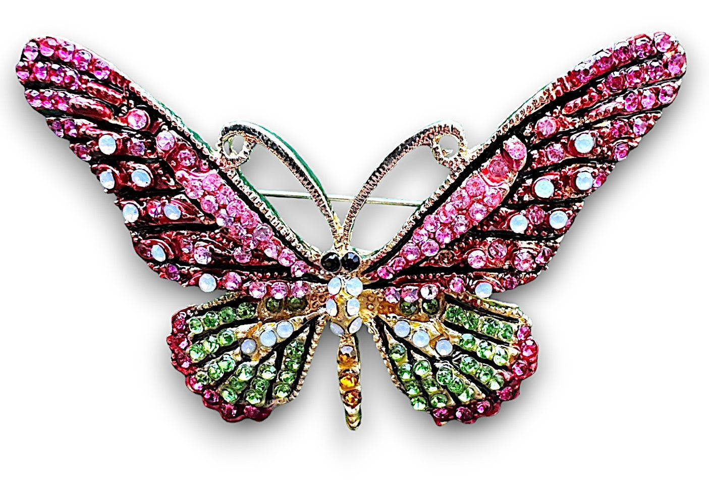Spilla Gioiello Farfalla Fucsia - COD. 026